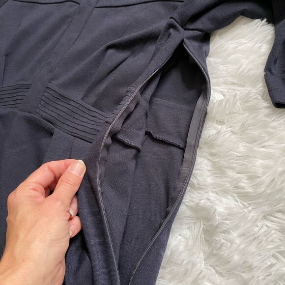 To The Max Ponte Dress Ink Blue New Pockets Womens Size XL - Picture 8 of 13